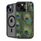 Peacock iPhone 15 Kickstand Case