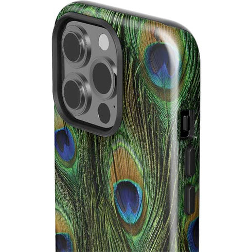 Peacock iPhone 15 Pro Impact Case