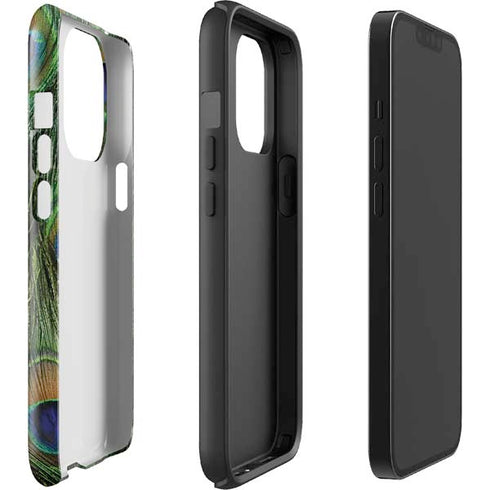 Peacock iPhone 15 Pro Impact Case