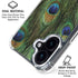 Peacock iPhone 16 Clear Case