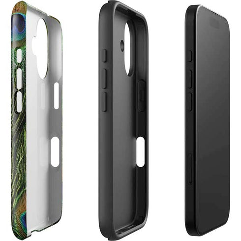 Peacock iPhone 16 Impact Case