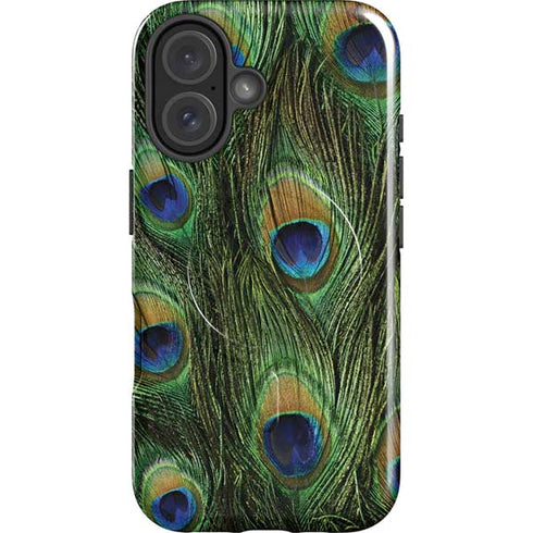 Peacock iPhone 16 Magsafe Impact Case