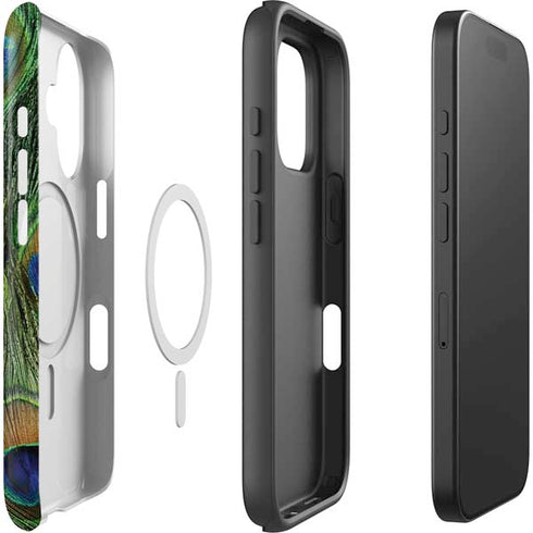 Peacock iPhone 16 Magsafe Impact Case