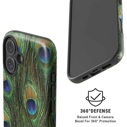 Peacock iPhone 16 Magsafe Impact Case