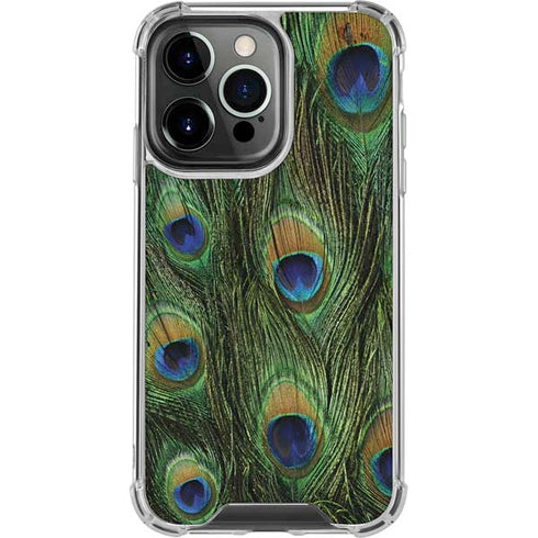 Peacock iPhone 16 Pro Clear Case