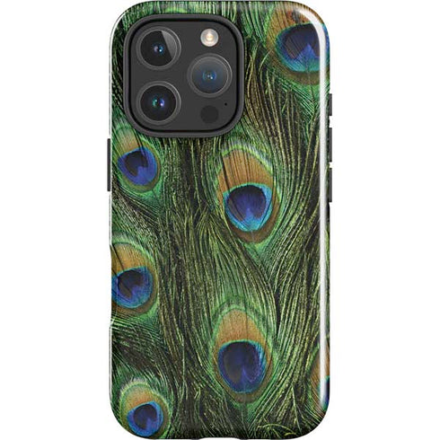 Peacock iPhone 16 Pro Impact Case