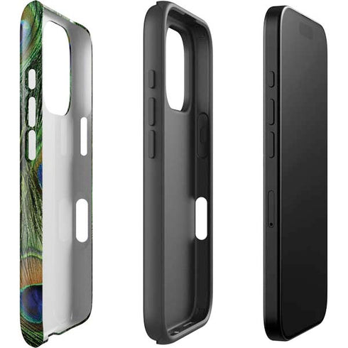 Peacock iPhone 16 Pro Impact Case