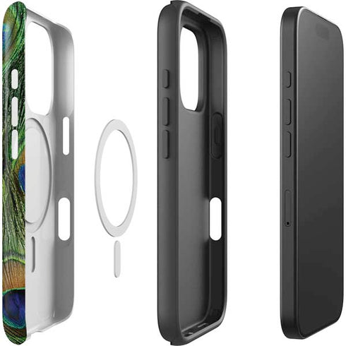 Peacock iPhone 16 Pro Magsafe Impact Case