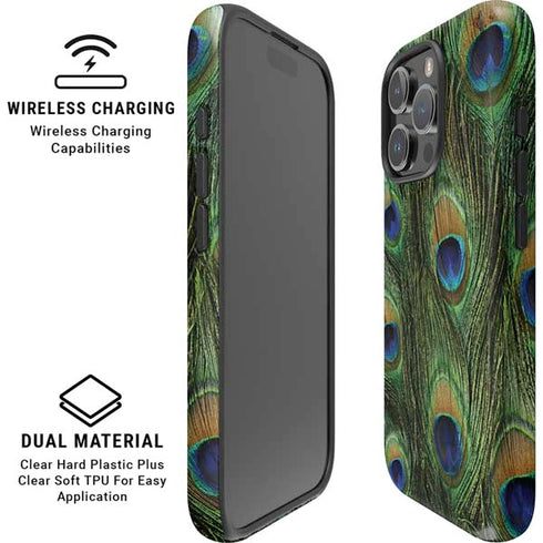 Peacock iPhone 16 Pro Magsafe Impact Case
