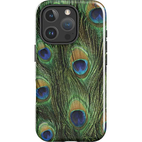 Peacock iPhone 16 Pro Max Impact Case
