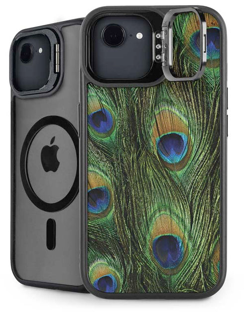 Peacock iPhone 16e Kickstand Case