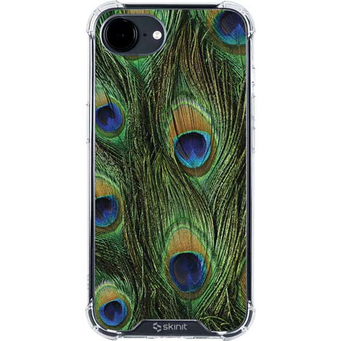 Peacock iPhone 16e Clear Case
