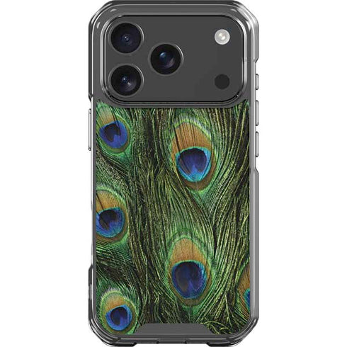 Peacock iPhone 18 Pro Clear Case