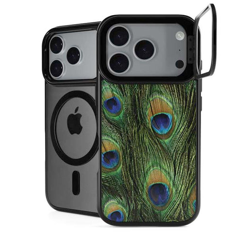 Peacock iPhone 18 Pro Kickstand Case