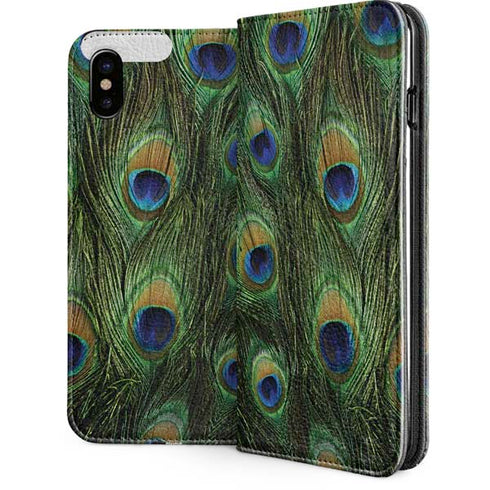 Peacock Animal Print iPhone 8 Folio Case