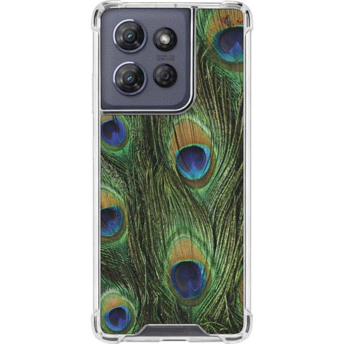 Peacock Moto G Play 5G (2025) Clear Case