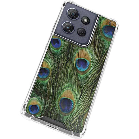 Peacock Moto G Play 5G (2025) Clear Case