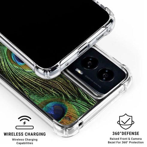 Peacock Moto G Power 5G (2024) Clear Case