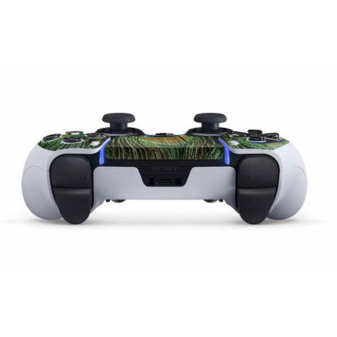 Peacock Animal Print PS5 DualSense Edge Pro Controller Skin