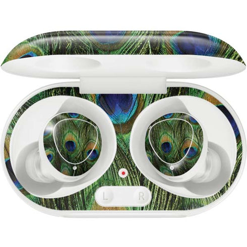 Peacock Galaxy Buds Plus Skin