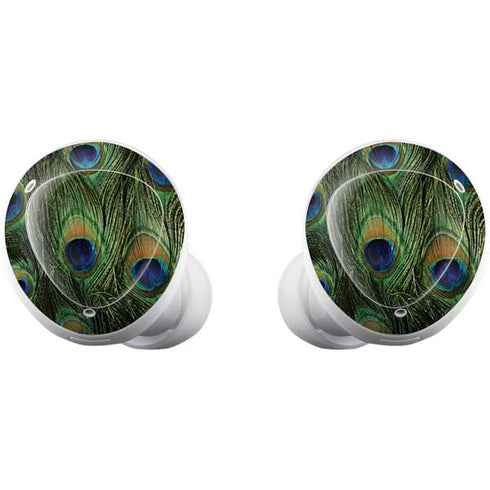 Peacock Galaxy Buds Plus Skin