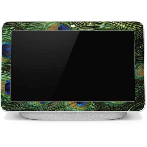 Peacock Google Home Hub Skin