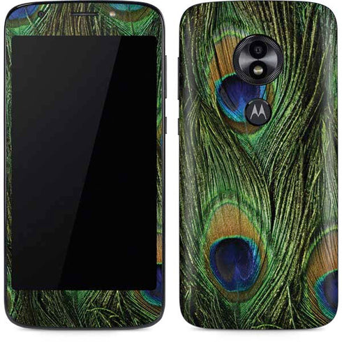 Peacock Moto E5 Play Skin