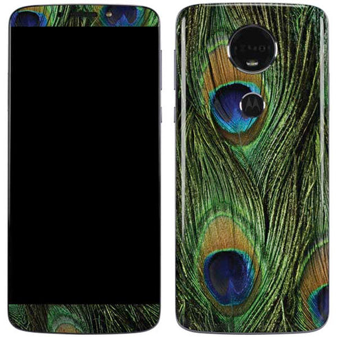 Peacock Moto E5 Plus Skin