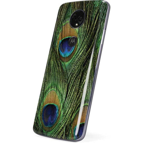 Peacock Moto E5 Plus Skin