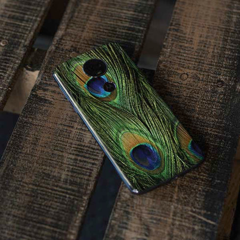 Peacock Moto E5 Plus Skin
