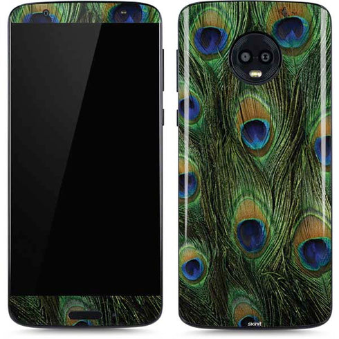 Peacock Moto G6 Skin