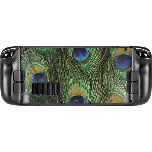 Peacock Animal Print Steam Deck Handheld Gaming Computer Skin