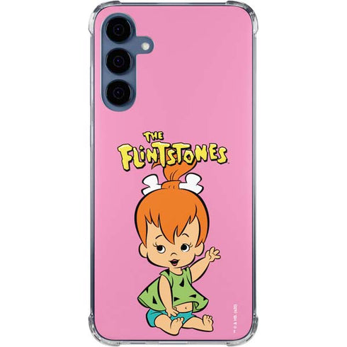 The Flinstones Pebbles Flintstone Galaxy A55 5G Clear Case