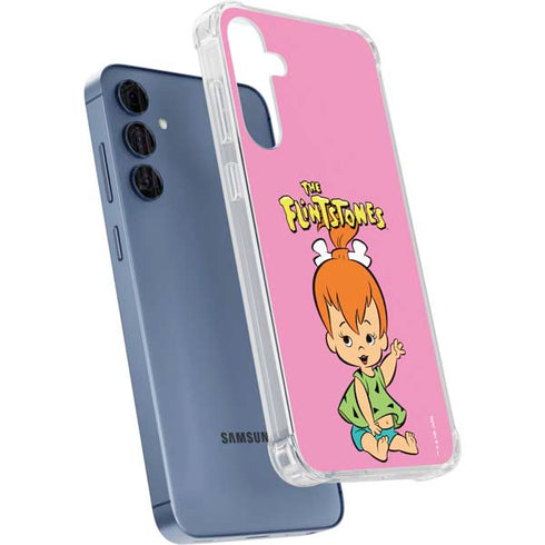 The Flinstones Pebbles Flintstone Galaxy A55 5G Clear Case
