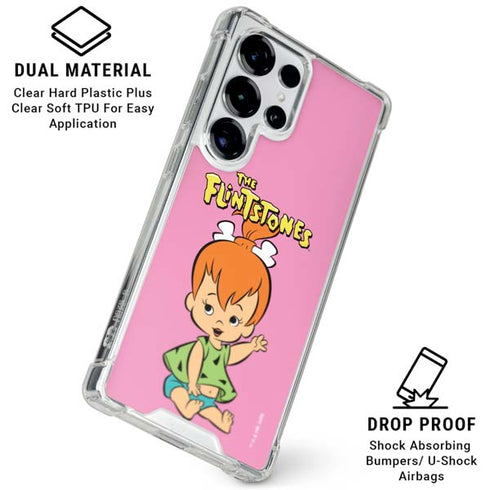 The Flinstones Pebbles Flintstone Galaxy S25 Ultra Clear Case