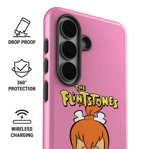 The Flinstones Pebbles Flintstone Galaxy S26 Plus Impact Case