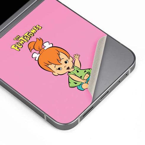 The Flinstones Pebbles Flintstone Galaxy Z Flip6 Skin