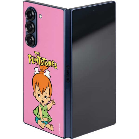 The Flinstones Pebbles Flintstone Galaxy Z Fold6 Skin
