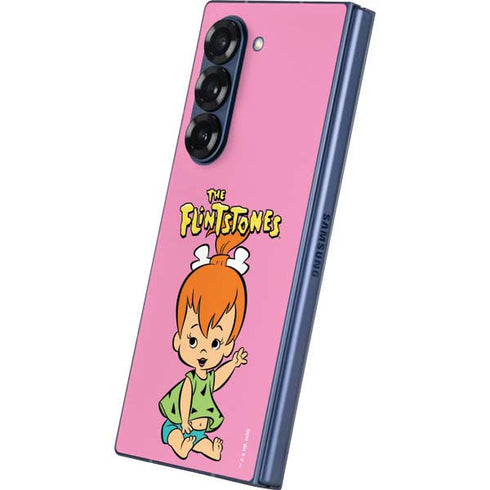 The Flinstones Pebbles Flintstone Galaxy Z Fold6 Skin
