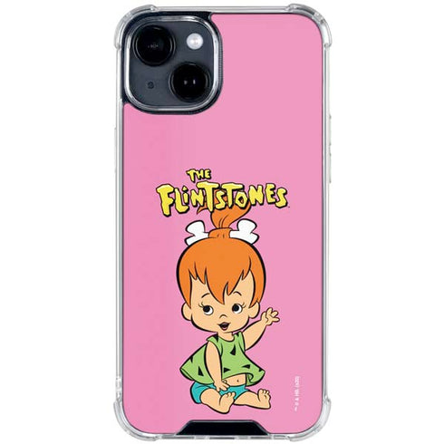 The Flinstones Pebbles Flintstone iPhone 15 Clear Case