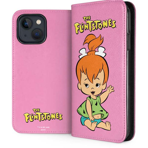 The Flinstones Pebbles Flintstone iPhone 15 Plus Folio Case