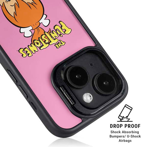 The Flinstones Pebbles Flintstone iPhone 15 Plus Kickstand Case