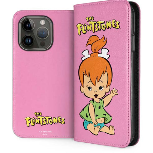 The Flinstones Pebbles Flintstone iPhone 15 Pro Folio Case