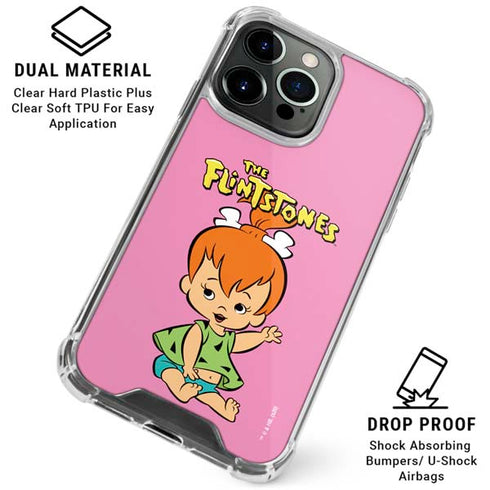 The Flinstones Pebbles Flintstone iPhone 16 Pro Max Clear Case