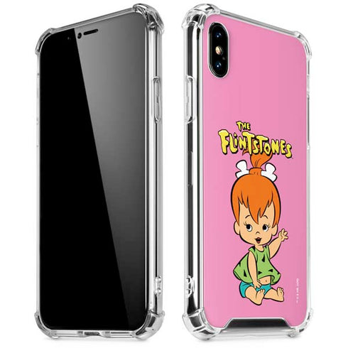 The Flinstones Pebbles Flintstone iPhone X/XS Clear Case
