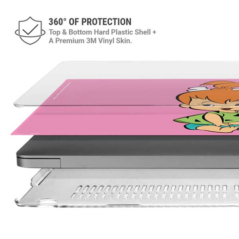 The Flinstones Pebbles Flintstone MacBook Pro 14in (2021-24) Case plus Skin
