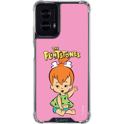 The Flinstones Pebbles Flintstone Moto G Power 5G (2024) Clear Case