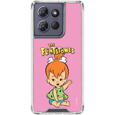 The Flinstones Pebbles Flintstone Moto G Power 5G (2025) Clear Case