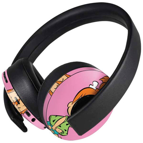 The Flinstones Pebbles Flintstone PlayStation 4 Gold Wireless Headset Skin