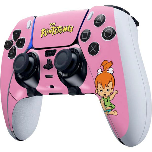 The Flinstones Pebbles Flintstone PS5 DualSense Edge Pro Controller Skin